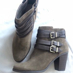 INC Laini Mushroom suede Ankle Boots